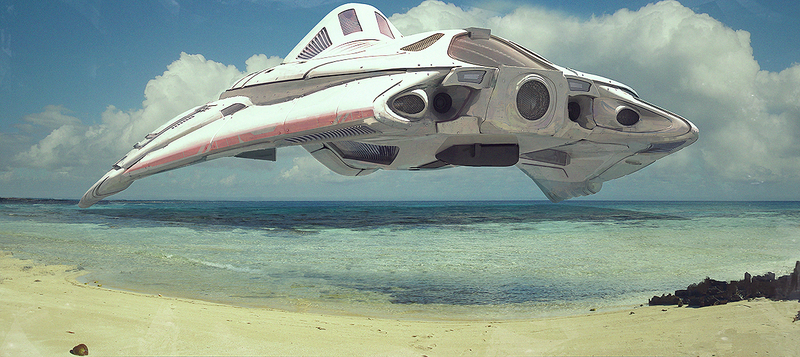 Illustration for article titled Stunning sci-fi concept sketches are actually 3D renders